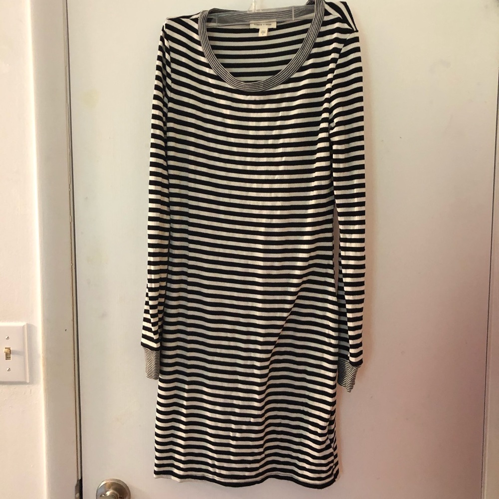 Striped mini dress